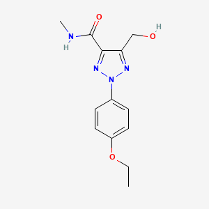 2-(4-ethoxyphenyl)-5-(hydroxymethyl)-N-methyl-2H-1,2,3-triazole-4-carboxamide