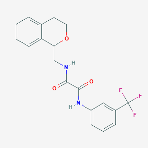 N-(3,4-dihydro-1H-isochromen-1-ylmethyl)-N'-[3-(trifluoromethyl)phenyl]ethanediamide