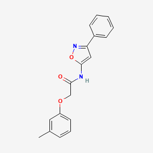 2-(3-methylphenoxy)-N-(3-phenylisoxazol-5-yl)acetamide