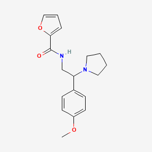 N-[2-(4-methoxyphenyl)-2-(pyrrolidin-1-yl)ethyl]furan-2-carboxamide