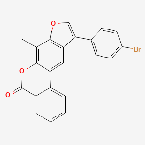 10-(4-bromophenyl)-7-methyl-5H-benzo[c]furo[3,2-g]chromen-5-one