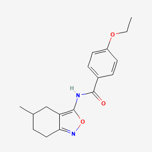 4-ethoxy-N-(5-methyl-4,5,6,7-tetrahydro-2,1-benzoxazol-3-yl)benzamide