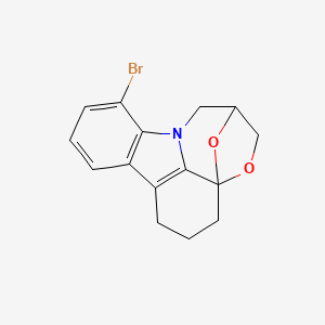 9-bromo-2,3,6,7-tetrahydro-1H,5H-3a,6-epoxy[1,4]oxazepino[2,3,4-jk]carbazole