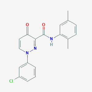 1-(3-chlorophenyl)-N-(2,5-dimethylphenyl)-4-oxo-1,4-dihydropyridazine-3-carboxamide