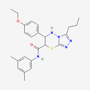 N-(3,5-dimethylphenyl)-6-(4-ethoxyphenyl)-3-propyl-6,7-dihydro-5H-[1,2,4]triazolo[3,4-b][1,3,4]thiadiazine-7-carboxamide