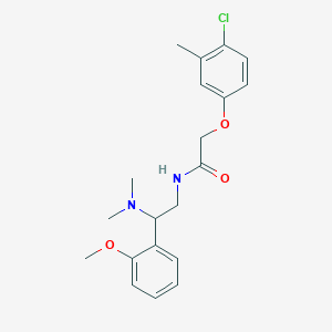 2-(4-chloro-3-methylphenoxy)-N-[2-(dimethylamino)-2-(2-methoxyphenyl)ethyl]acetamide