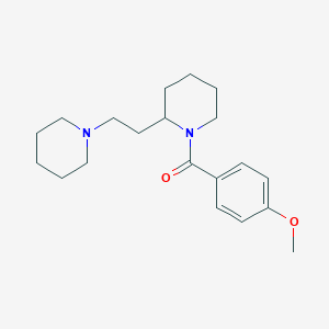 (4-Methoxyphenyl){2-[2-(piperidin-1-yl)ethyl]piperidin-1-yl}methanone