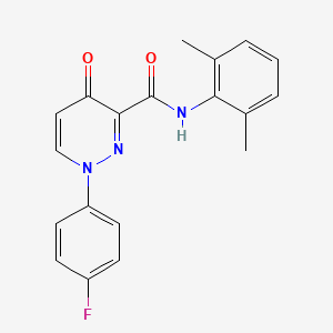 N-(2,6-dimethylphenyl)-1-(4-fluorophenyl)-4-oxo-1,4-dihydropyridazine-3-carboxamide