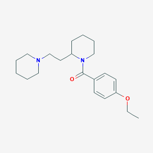 (4-Ethoxyphenyl){2-[2-(piperidin-1-yl)ethyl]piperidin-1-yl}methanone