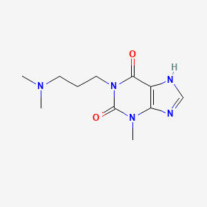 1-[3-(dimethylamino)propyl]-3-methyl-3,7-dihydro-1H-purine-2,6-dione