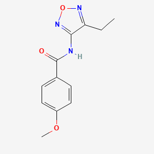 N-(4-ethyl-1,2,5-oxadiazol-3-yl)-4-methoxybenzamide