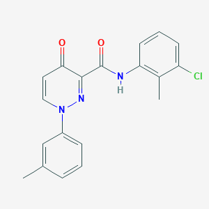 N-(3-chloro-2-methylphenyl)-1-(3-methylphenyl)-4-oxo-1,4-dihydropyridazine-3-carboxamide