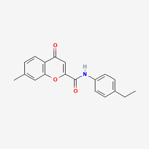 N-(4-ethylphenyl)-7-methyl-4-oxo-4H-chromene-2-carboxamide