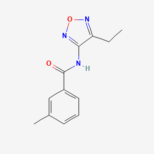 N-(4-ethyl-1,2,5-oxadiazol-3-yl)-3-methylbenzamide