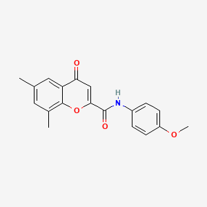 N-(4-methoxyphenyl)-6,8-dimethyl-4-oxo-4H-chromene-2-carboxamide