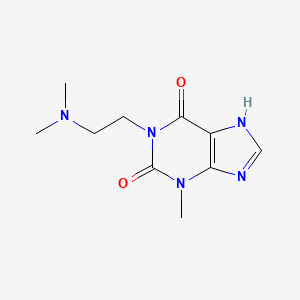 1-[2-(dimethylamino)ethyl]-3-methyl-3,7-dihydro-1H-purine-2,6-dione