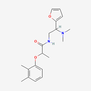 N-[2-(dimethylamino)-2-(furan-2-yl)ethyl]-2-(2,3-dimethylphenoxy)propanamide