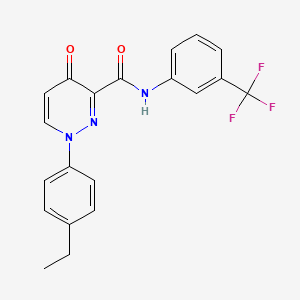 1-(4-ethylphenyl)-4-oxo-N-[3-(trifluoromethyl)phenyl]-1,4-dihydropyridazine-3-carboxamide