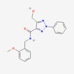 5-(hydroxymethyl)-N-(2-methoxybenzyl)-2-phenyl-2H-1,2,3-triazole-4-carboxamide