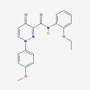 molecular formula C20H19N3O4 B11387049 N-(2-ethoxyphenyl)-1-(4-methoxyphenyl)-4-oxo-1,4-dihydropyridazine-3-carboxamide 