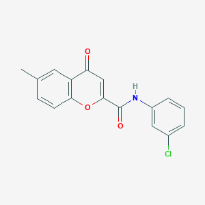 N-(3-chlorophenyl)-6-methyl-4-oxo-4H-chromene-2-carboxamide