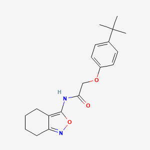 2-(4-tert-butylphenoxy)-N-(4,5,6,7-tetrahydro-2,1-benzoxazol-3-yl)acetamide