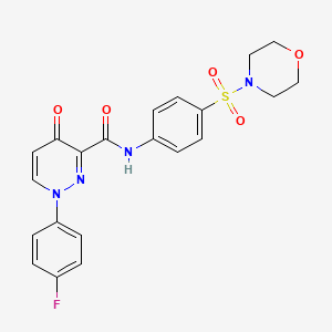 1-(4-fluorophenyl)-N-[4-(morpholin-4-ylsulfonyl)phenyl]-4-oxo-1,4-dihydropyridazine-3-carboxamide