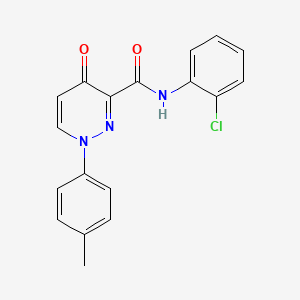 N-(2-chlorophenyl)-1-(4-methylphenyl)-4-oxo-1,4-dihydropyridazine-3-carboxamide