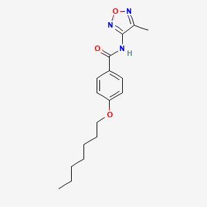 4-(heptyloxy)-N-(4-methyl-1,2,5-oxadiazol-3-yl)benzamide