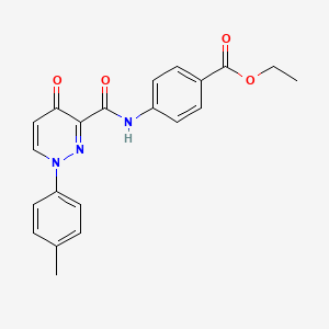 Ethyl 4-({[1-(4-methylphenyl)-4-oxo-1,4-dihydropyridazin-3-yl]carbonyl}amino)benzoate