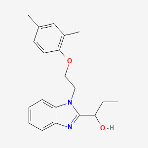 1H-1,3-Benzimidazole-2-methanol, 1-[2-(2,4-dimethylphenoxy)ethyl]-alpha-ethyl-