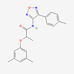 2-(3,5-dimethylphenoxy)-N-[4-(4-methylphenyl)-1,2,5-oxadiazol-3-yl]propanamide