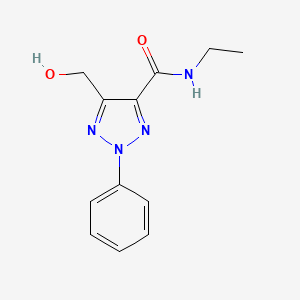 N-ethyl-5-(hydroxymethyl)-2-phenyl-2H-1,2,3-triazole-4-carboxamide