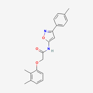 2-(2,3-dimethylphenoxy)-N-[3-(4-methylphenyl)-1,2-oxazol-5-yl]acetamide