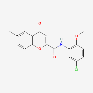 N-(5-chloro-2-methoxyphenyl)-6-methyl-4-oxo-4H-chromene-2-carboxamide