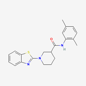 1-(benzo[d]thiazol-2-yl)-N-(2,5-dimethylphenyl)piperidine-3-carboxamide