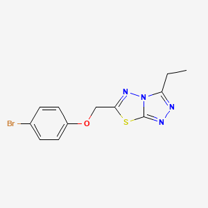 6-[(4-Bromophenoxy)methyl]-3-ethyl[1,2,4]triazolo[3,4-b][1,3,4]thiadiazole