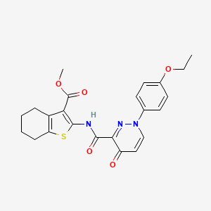 Methyl 2-({[1-(4-ethoxyphenyl)-4-oxo-1,4-dihydropyridazin-3-yl]carbonyl}amino)-4,5,6,7-tetrahydro-1-benzothiophene-3-carboxylate