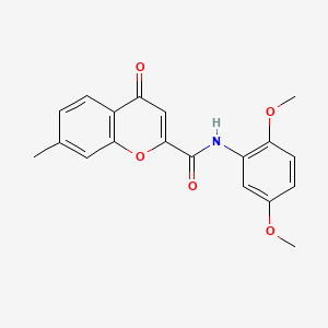 N-(2,5-dimethoxyphenyl)-7-methyl-4-oxo-4H-chromene-2-carboxamide