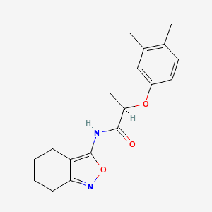 2-(3,4-dimethylphenoxy)-N-(4,5,6,7-tetrahydro-2,1-benzoxazol-3-yl)propanamide