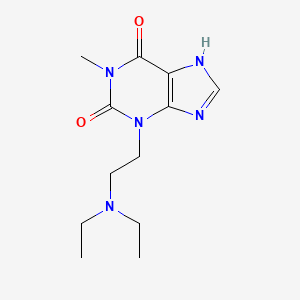 3-[2-(diethylamino)ethyl]-1-methyl-3,7-dihydro-1H-purine-2,6-dione