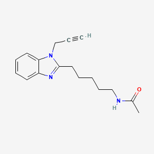 N-{5-[1-(prop-2-yn-1-yl)-1H-benzimidazol-2-yl]pentyl}acetamide