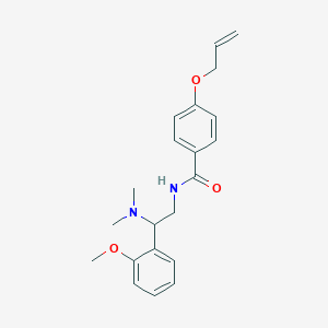 N-[2-(dimethylamino)-2-(2-methoxyphenyl)ethyl]-4-(prop-2-en-1-yloxy)benzamide