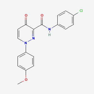 N-(4-chlorophenyl)-1-(4-methoxyphenyl)-4-oxo-1,4-dihydropyridazine-3-carboxamide