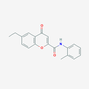 6-ethyl-N-(2-methylphenyl)-4-oxo-4H-chromene-2-carboxamide