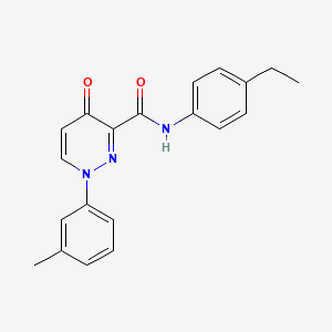 N-(4-ethylphenyl)-1-(3-methylphenyl)-4-oxo-1,4-dihydropyridazine-3-carboxamide