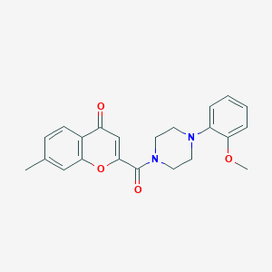 2-{[4-(2-methoxyphenyl)piperazin-1-yl]carbonyl}-7-methyl-4H-chromen-4-one