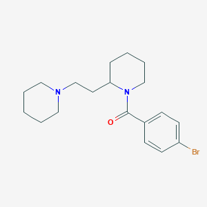 (4-Bromophenyl){2-[2-(piperidin-1-yl)ethyl]piperidin-1-yl}methanone