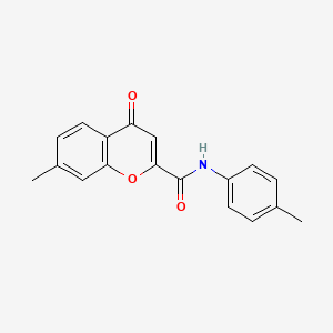 7-methyl-N-(4-methylphenyl)-4-oxo-4H-chromene-2-carboxamide