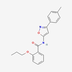 N-[3-(4-methylphenyl)-1,2-oxazol-5-yl]-2-propoxybenzamide